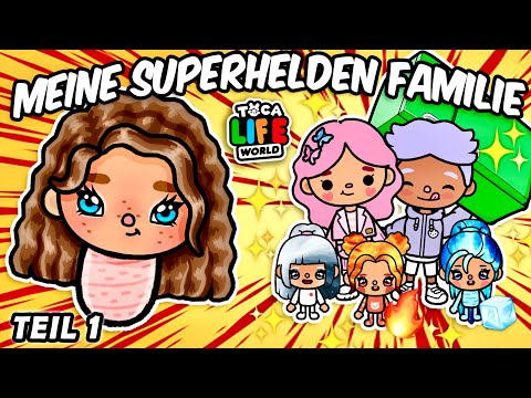 🦸🏻‍♀️ GEBOREN MIT SUPERKRÄFTEN 💥 PART 1 💥 DEUTSCHE TOCA BOCA STORY #tocaboca #tocabocafilme