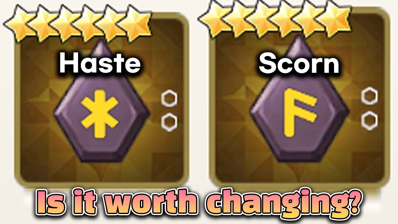 Haste Rune Testing the New Rune. Haste and Scorn – Are They Worth Changing ...