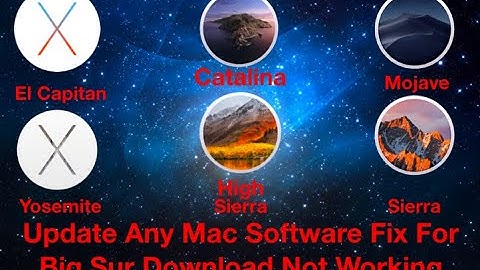 How To Update Mac OS When No Updates Showing In The App Store | How to get old versions of macOS