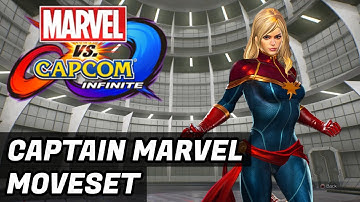 MVCI - CAPTAIN MARVEL MOVESET!