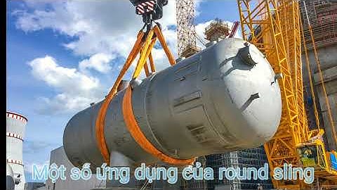 Round sling - dây cáp vải cẩu hàng bản tròn