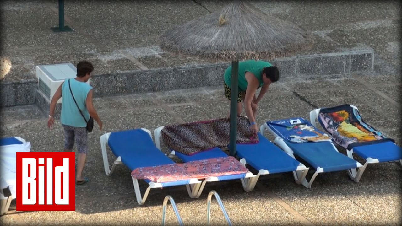 New Update Handtuch-Krieg am Ballermann - Morgens auf Mallorca ( Hotel / Tripadvisor / Pool )