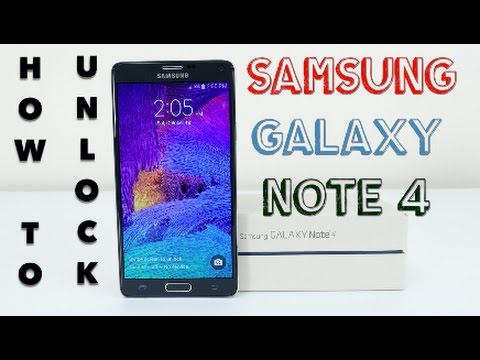 How To Unlock Samsung Galaxy Note 4 All Carriers T Mobile At T Bell O2 Etc Youtube