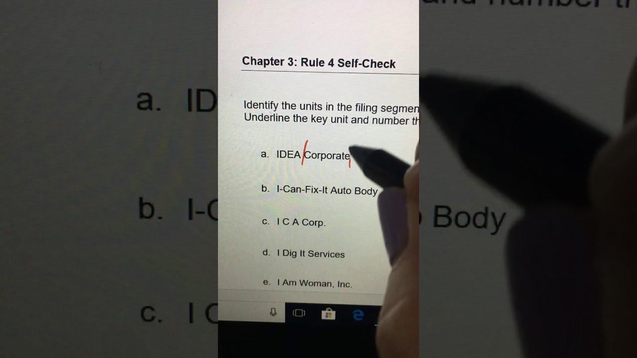 Alphabetic Indexing Rules 3 & 4 Review YouTube