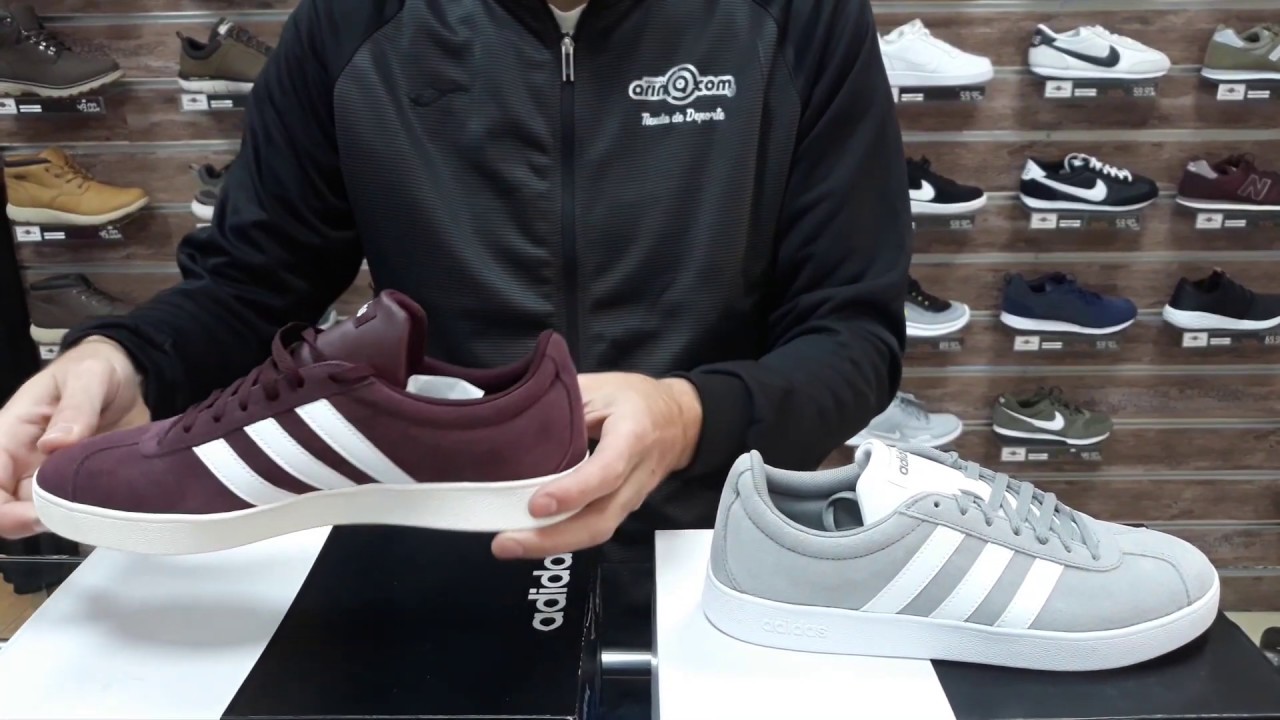 Zapatillas Adidas VL Court 2.0 B43809 - YouTube