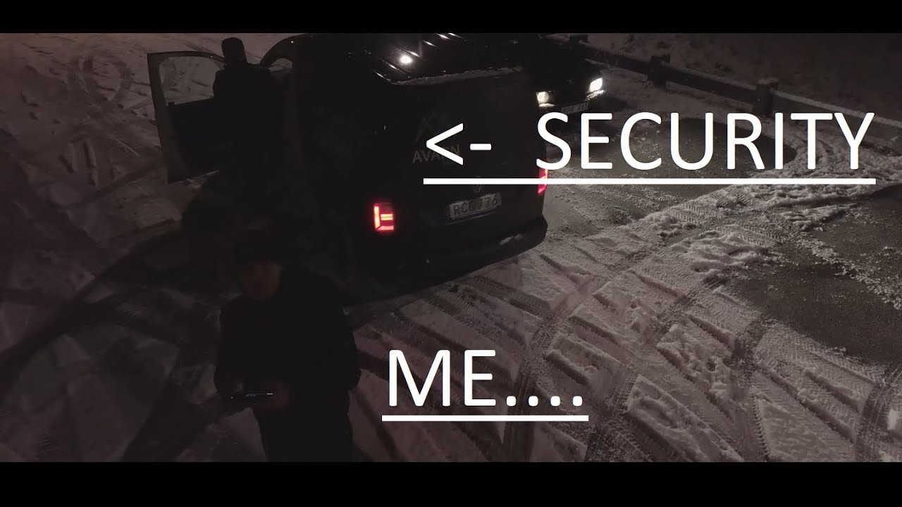 FIRST time flying drone....SECURITY came. MAVIC PRO NIGHT/DARKFLIGHT