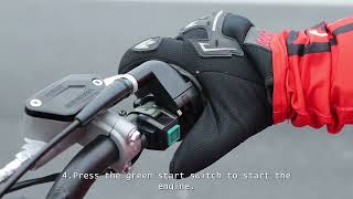 Xpro 110cc 125cc electric start with Auto Transmission Dirt Bike Startup video