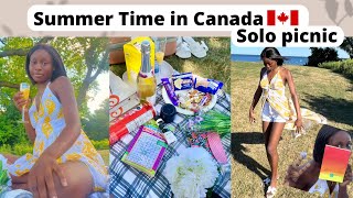 Living in Canada Vlog??|Summer in Canada??|Solo picnic ? date| Toronto Park| Glam by fissy 