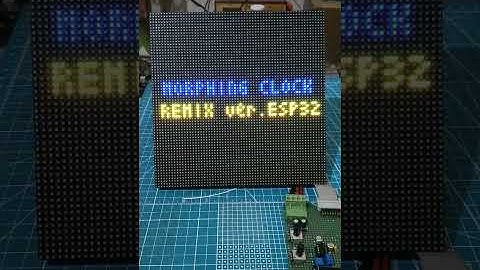 Morphing Clock  Esp32