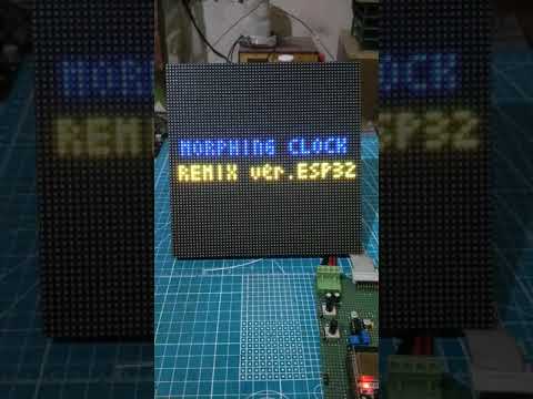 Morphing Clock Esp32