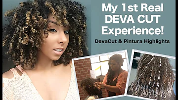 My 1st REAL DevaCut Experience & Pintura Highlights! | BiancaReneeToday