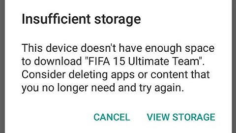 Insufficient Storage Problem FIX !!Within 5 Minutes!!!!!!
