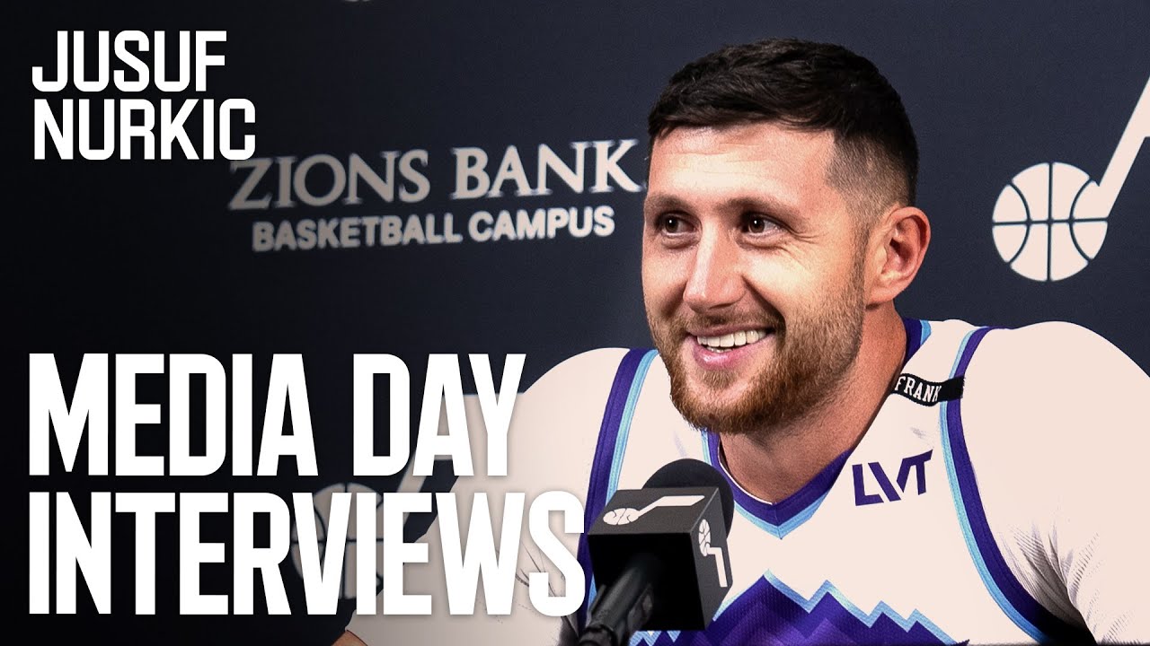 JUSUF NURKIC 2025/26 Media Day Availability 🎙️ | UTAH JAZZ