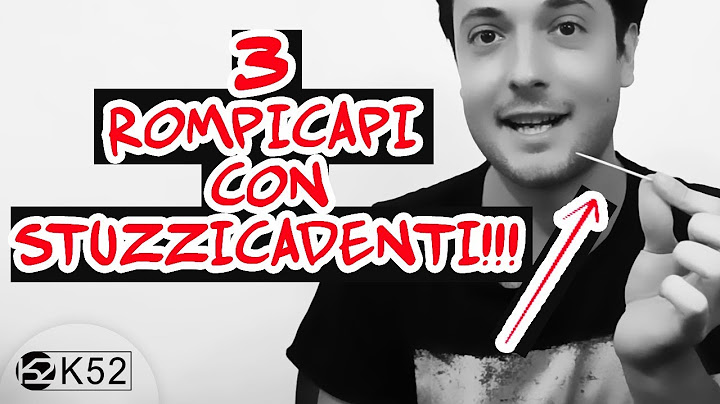 3 ENIGMI da IMPROVVISARE con gli STUZZICADENTI  - con Ale // K52