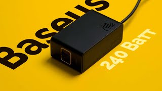 Baseus GaN 240w - первое зарядное устройство с мобильный приложением!