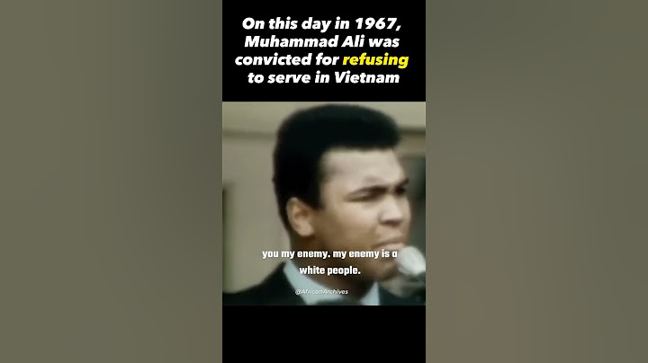 Muhammad Ali on why he REFUSED to serve in Vietnam. #bravenewfilms #muhammadali #vietnam #onthisday