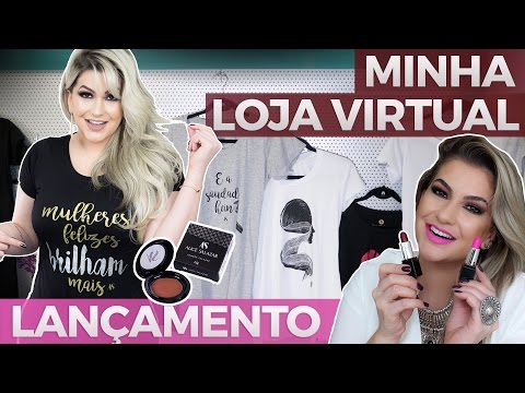 LANÇAMENTO DO ANO! MINHA LOJA VIRTUAL E LINHA DE CAMISETAS POR ALICE SALAZAR