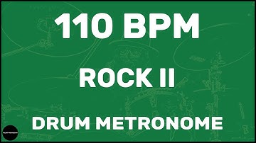 Rock II | Drum Metronome Loop | 110 BPM