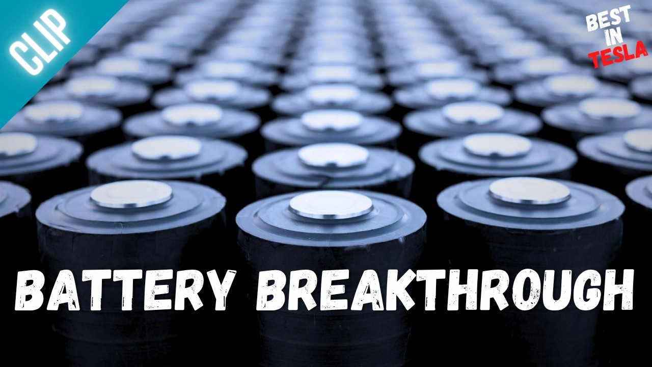 Elon Was Right Again: Battery Breakthrough Finally Delivered!