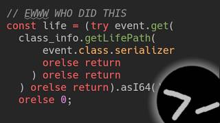 Information Making assumptions to make my code less clunky News