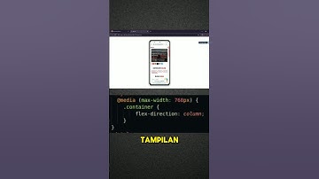Cara agar website responsive di semua layar hanya dengan CSS💻 #coding #tutorial #website