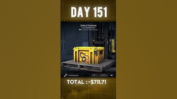 A Case A Day Until I Get Gloves! (Day 151) #shorts #cs2 #csgo #knife #gloves #gaming #goldgoldgold