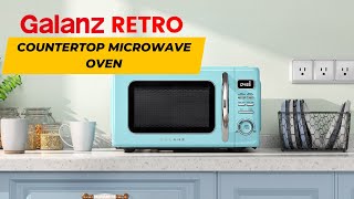 Four à micro-ondes rétro Galanz | Meilleur micro-ondes de comptoir | Four à micro-ondes Galanz screenshot 5