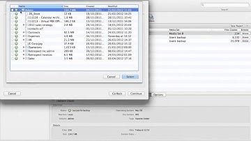 Restoring files and folders with Retrospect for Mac