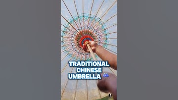 How Traditional Chinese Umbrellas Are Made by Hand 🌂 | #Craftsmanship #ChineseCulture #Handmade