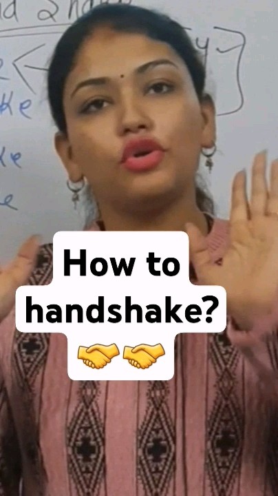 how to handshake?? #english_for_beginners #english #basicenglish # ...