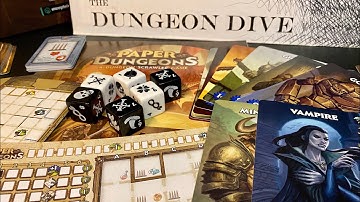 Paper Dungeons - A Dungeon Crawl Themed Roll and Write Game