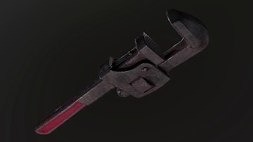 Pipe Wrench Hero Asset - Showcase