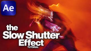 How To Make The Slow Shutter Effect Look Realistic In After Effects (NO PLUGINS)