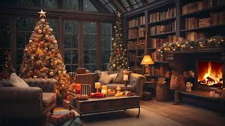 Ignore Stress & Fatigue,Relax At The Beginning Of The Week With Rain Sounds in A Cozy Christmas Room