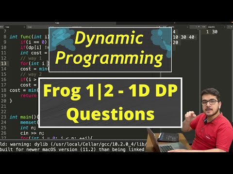 Frog 1 & 2: Atcoder 1D DP Questions | CP Course | EP 91