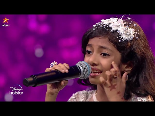 Poove poochoodava  Song by #MeghnaSumesh 😍  | Super Singer Junior 9 | Episode Preview class=