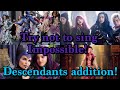 Try not to sing impossible! Descendants edition!💜🍎💚