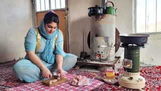 Cooking local chicken in the village of Iran | village lifestyle of Iran