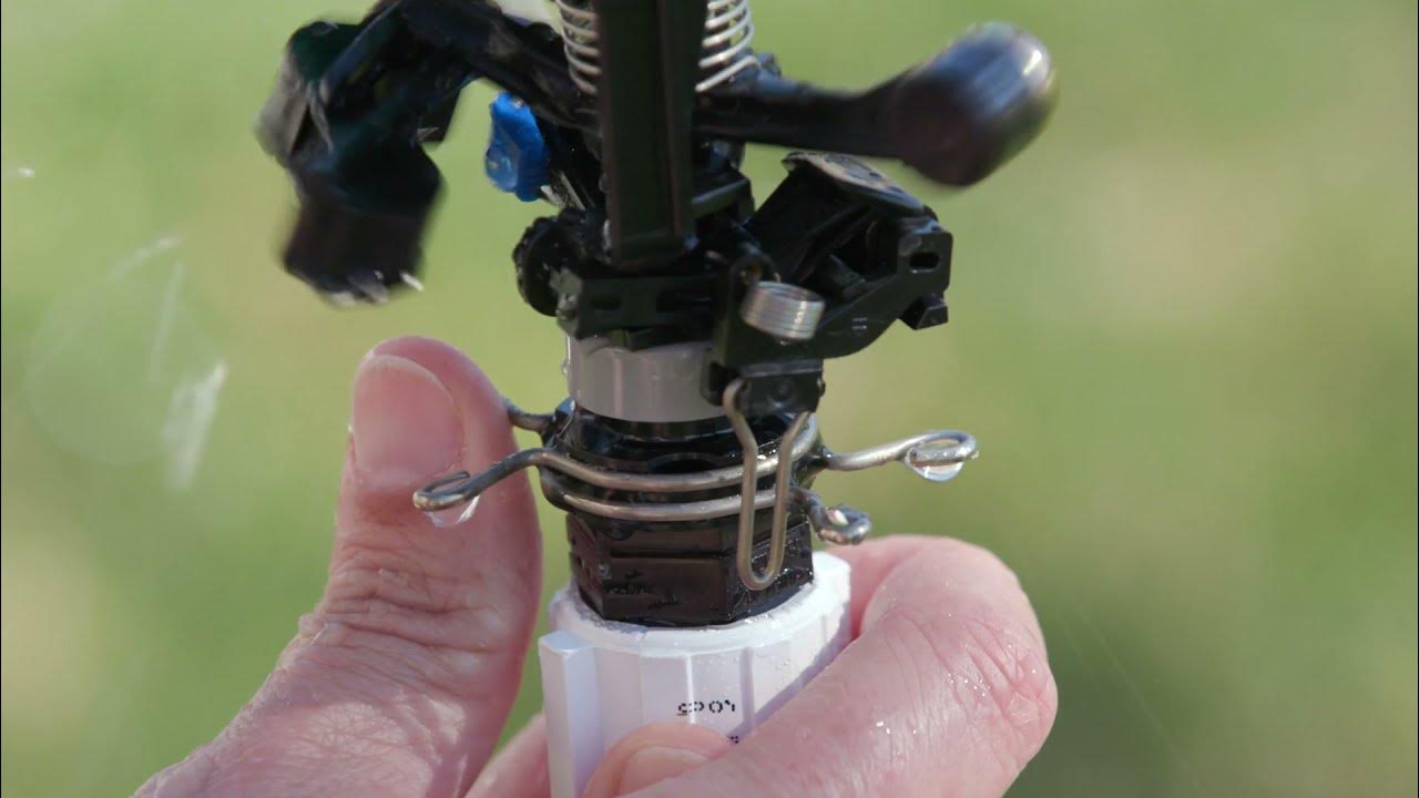 Adjusting and Maintaining a Rain Bird Riser Mounted Impact Sprinkler 