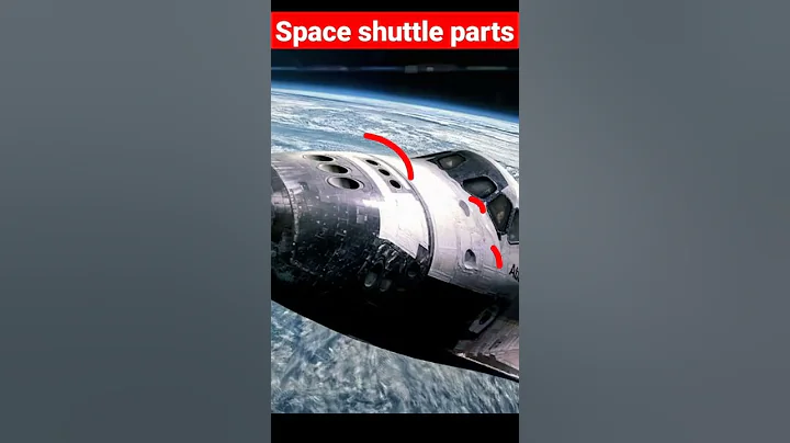 Space shuttle parts explained in minute.#shorts