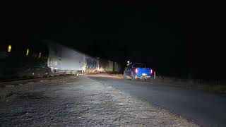 UP???? Leads a WB Manifest through CS Junction on the CPKC Beaumont sub 