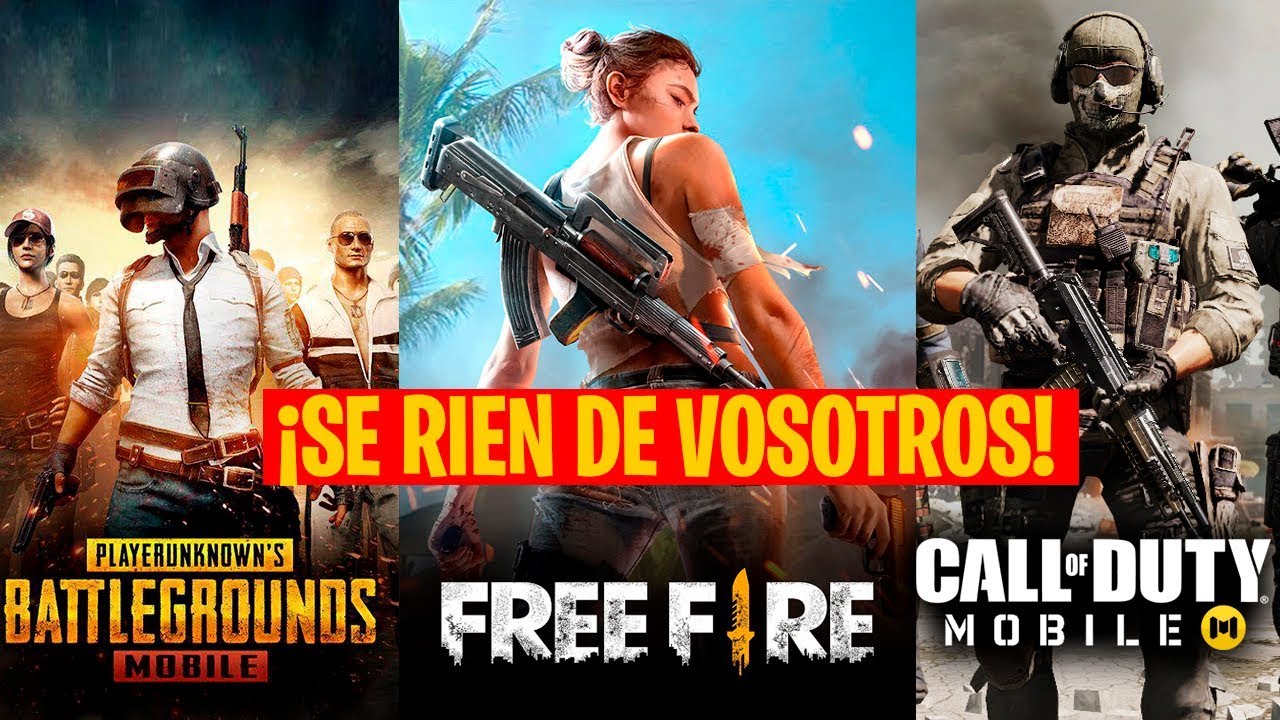 SE RIEN DE VOSOTROS! FREE FIRE, PUBG MOBILE, COD MOBILE ... - 