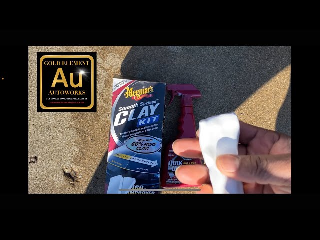 How To Use Meguiar's Clay Kit To Remove Overspray On My Mercedes