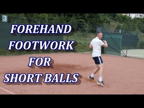 Tennis Forehand Footwork For Attacking Short Balls