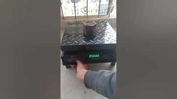 Weighing machine Calibration 100kgs 10g ENTER CARD