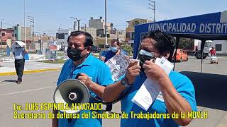 Trabajadores De La M. D. Víctor Larco H. Denuncian Inplimiento De Sus Derechos Y Pactos Laborales