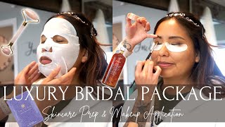 SKIN PREP + MAKEUP ON A BRIDE: What I include for my luxury bridal facials! screenshot 5