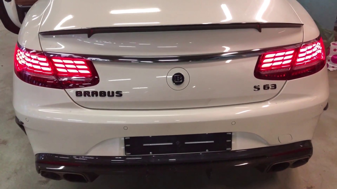 oled rear lamp in mercedes W217 2015 YouTube