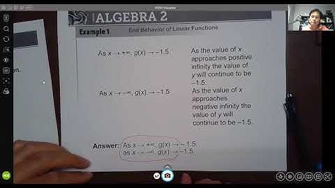 Mr Hong H Alg 2 2 3 Extrema and End Behavior
