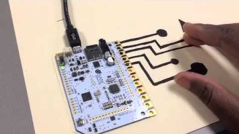 Touch Board with MIDI Interface Painting